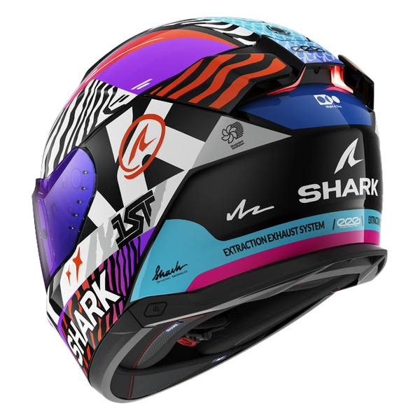 Shark Skwal i3 Speed-Fancy KWO HE0816 — rear three-quarter view