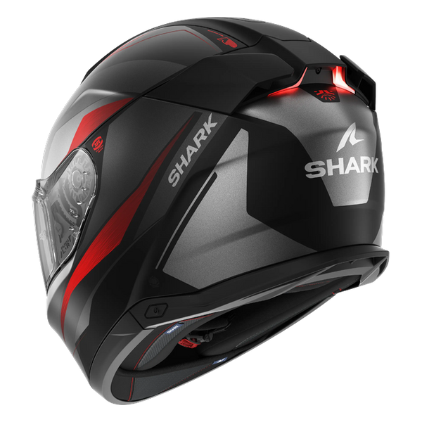 Shark Skwal i3 Mekarium Matte KAR HE0819 — rear three-quarter view