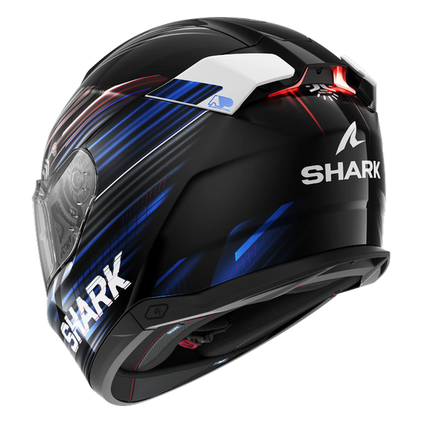 Shark Skwal i3 Light-Blur KRB HE0831 — rear three-quarter view