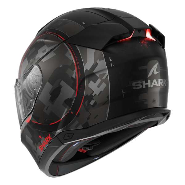 Shark Skwal i3 Gang Matte KAR HE0835 — rear three-quarter view