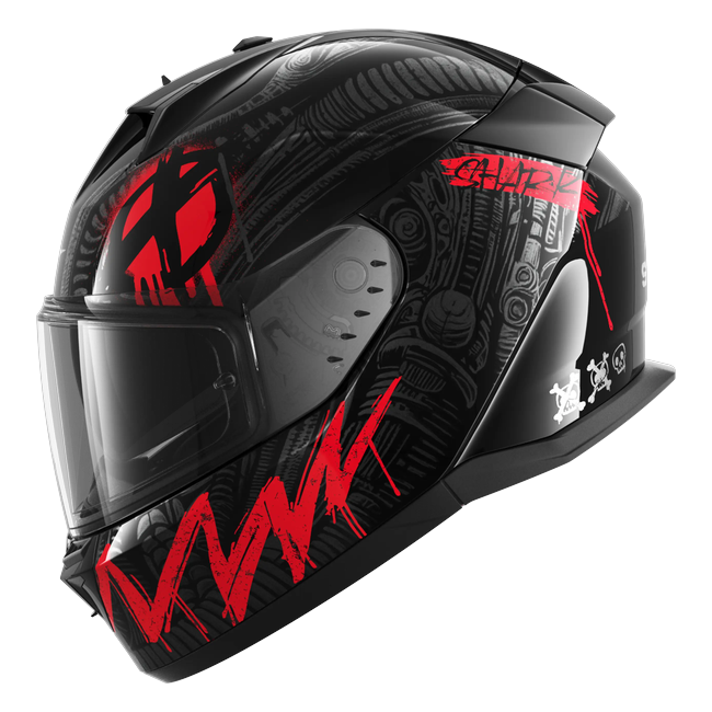 Shark D-Skwal 3 Shiever KAR HE0910 — rear view
