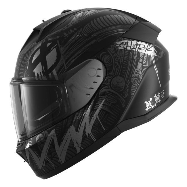 Shark D-Skwal 3 Shiever KAS HE0911 — rear view