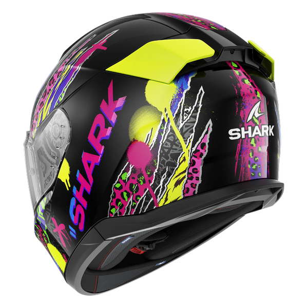 Shark D-Skwal 3 Fawn KVY HE0918 — rear three-quarter view
