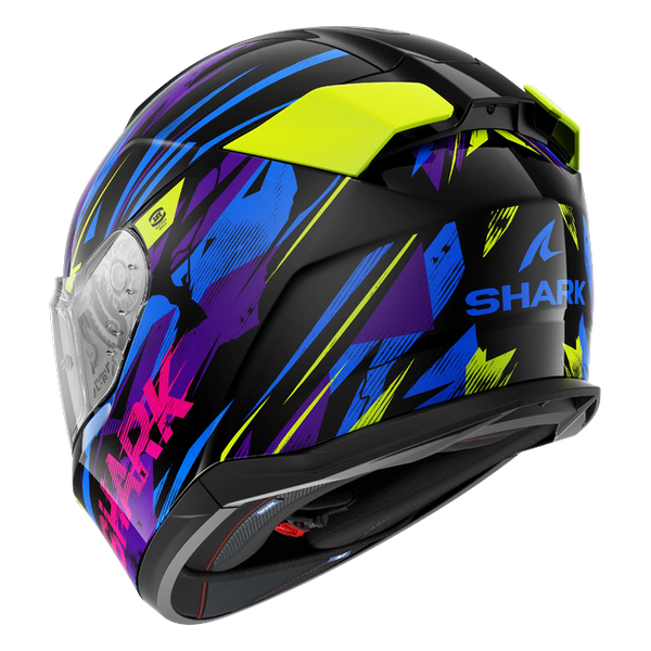 Shark D-Skwal 3 Inkrider KBV HE0937 — rear three-quarter view