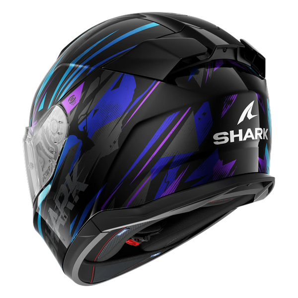 Shark D-Skwal 3 Inkrider KXA HE0937 — rear three-quarter view