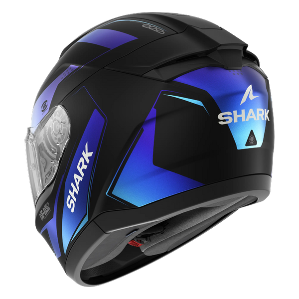 Shark Ridill 2 Mekarium Matte KBB HE1117 — rear three-quarter view