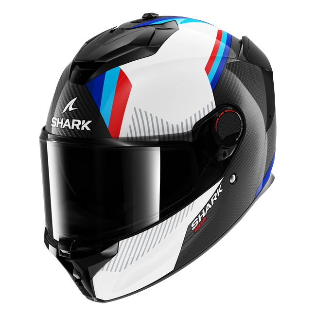 Shark Spartan GT Pro Carbon Dokhta DWB HE1306 — front three-quarter view