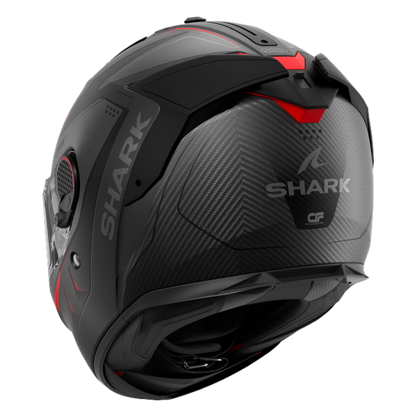 Shark Spartan GT Pro Carbon Mekarium Mat DAR HE1360 — rear three-quarter view