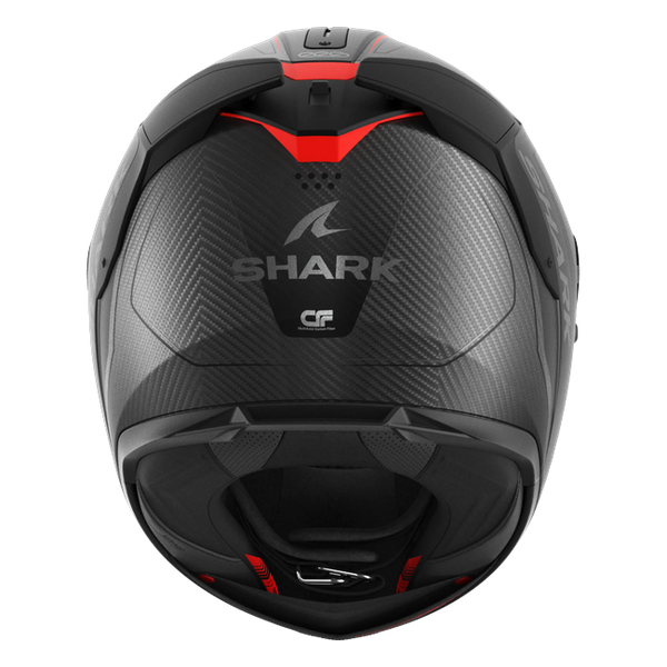 Shark Spartan GT Pro Carbon Mekarium Mat DAR HE1360 — rear view