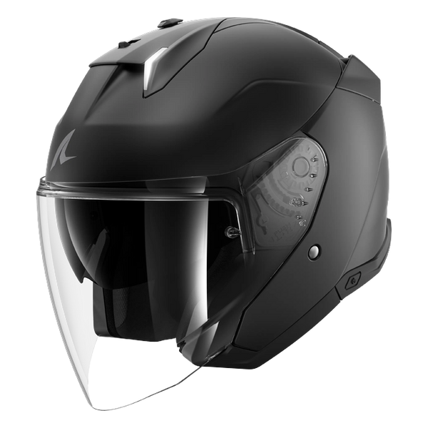 Shark Skwal i3 Jet Blank Mat KMA HE3501 — front three-quarter view
