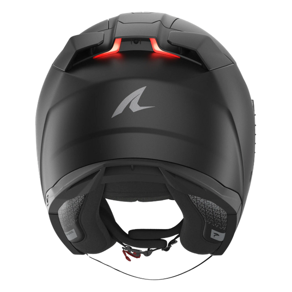Shark Skwal i3 Jet Blank Mat KMA HE3501 — rear view