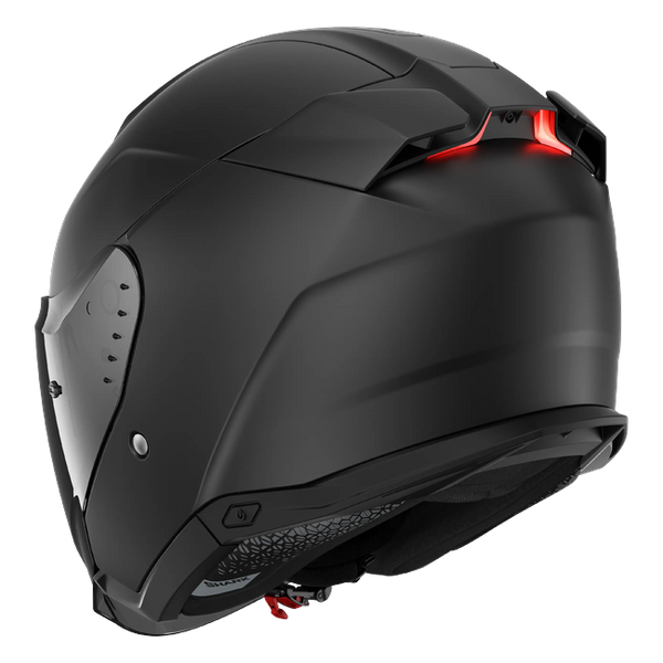 Shark Skwal i3 Jet Dark Shadow Mat KMA HE3503 — rear three-quarter view