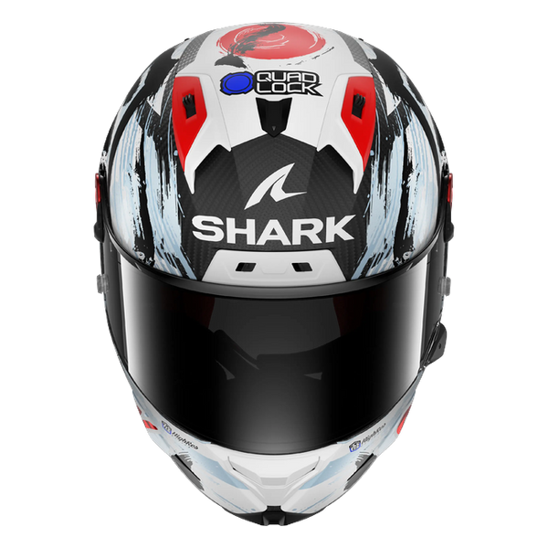 Shark Aeron Replica Zarco Suzuka 2026 Mat DWK HE4106 — front view