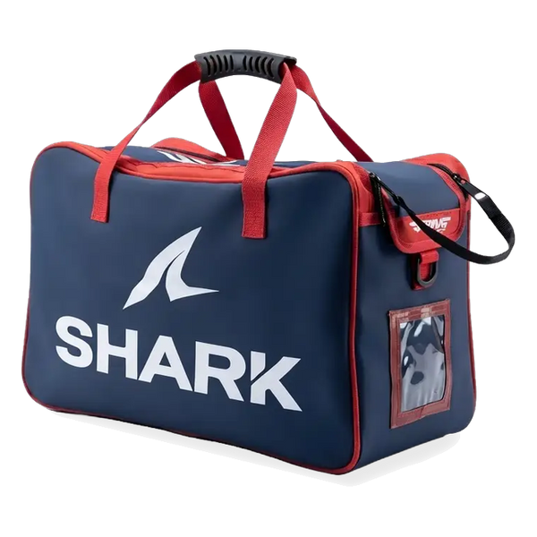 Shark Aeron MotoGP Anthracite Red DAR HE4180 — side view