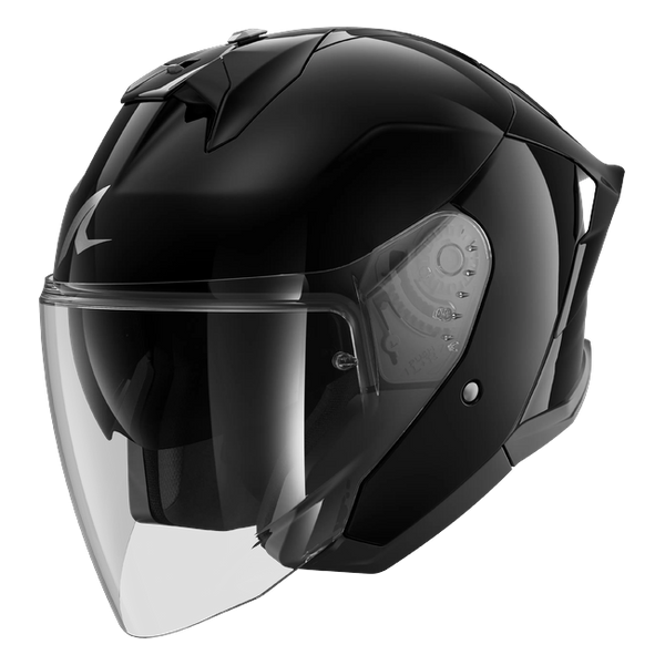 Shark Skwal Jet Cup Blank BLK HE6900 — front three-quarter view