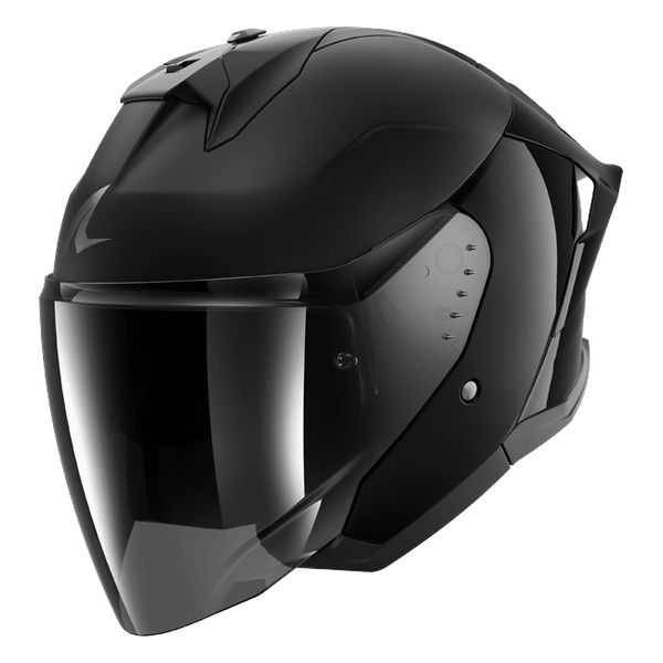 Shark Skwal Jet Cup Dark Shadow Dual BLK HE6902 — front three-quarter view