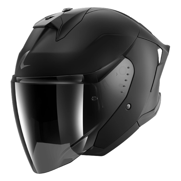 Shark Skwal Jet Cup Dark Shadow Mat KMA HE6903 — front three-quarter view