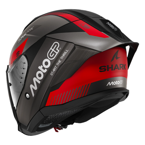 Shark Skwal Jet Cup MotoGP Mat KAR HE6905 — rear three-quarter view