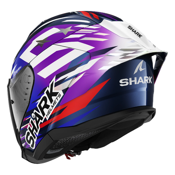 Shark Skwal Jet Cup Replica Zarco Signature 2026 BVU HE6906 — rear three-quarter view