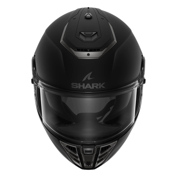 Shark Spartan RS Blank Mat KMA HE8102 — front view