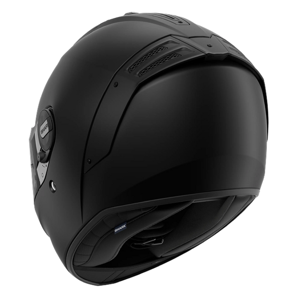 Shark Spartan RS Dark Shadow Mat KMA HE8109 — rear three-quarter view