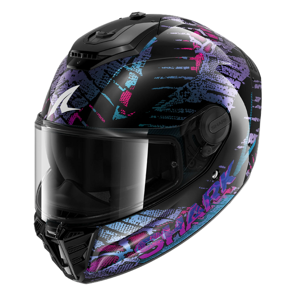 Shark Spartan RS Reptaia KBX HE8120 — front three-quarter view