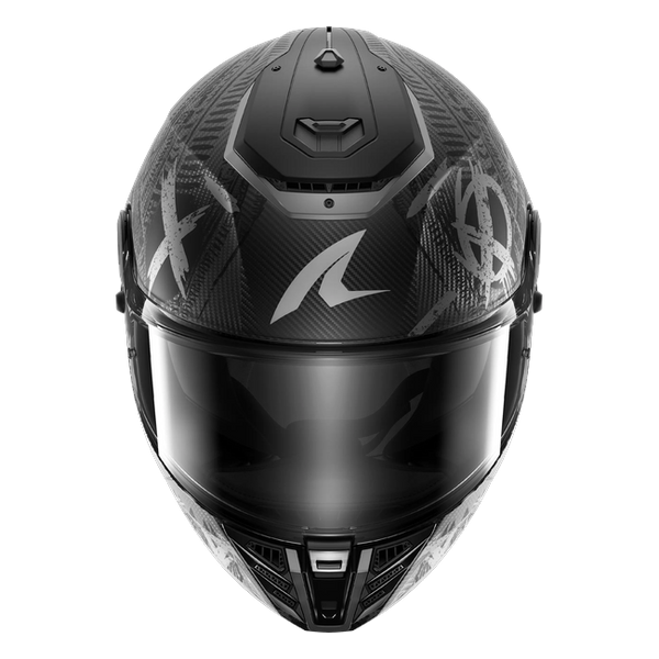 Shark Spartan RS Carbon Shiever Mat DAS HE8162 — front view