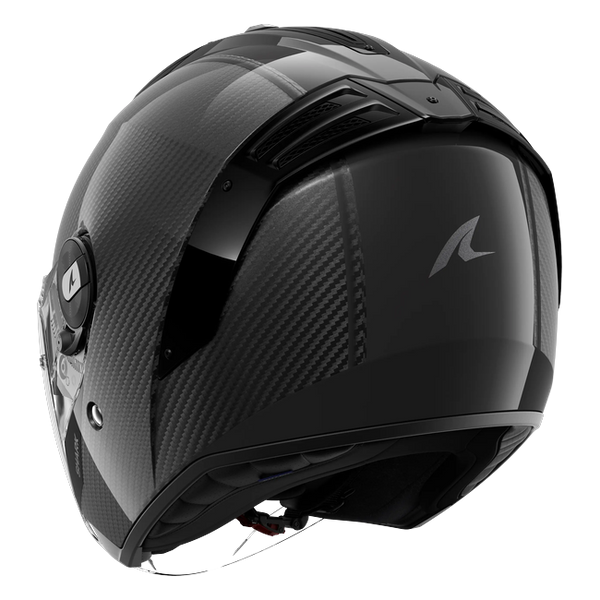 Shark RS Jet Carbon Carbon Skin DKD HE8200 — rear three-quarter view