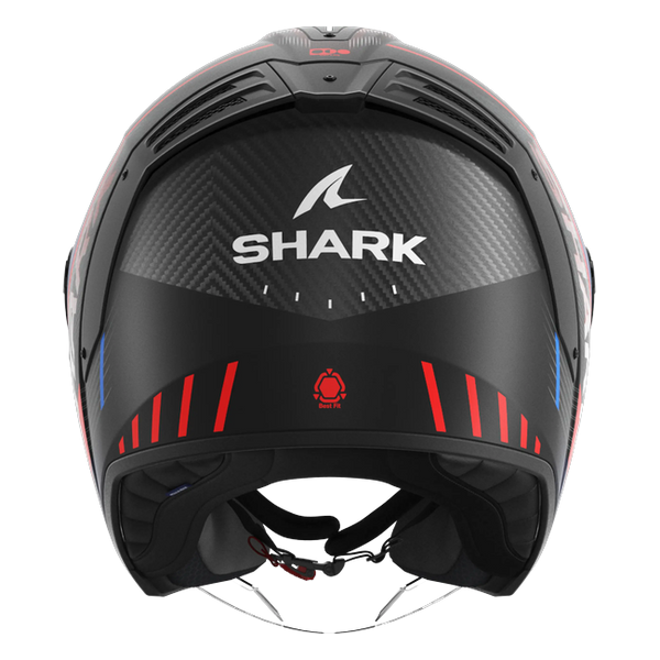 Shark RS Jet Carbon Speed-Tech Mat DBR HE8215 — rear view