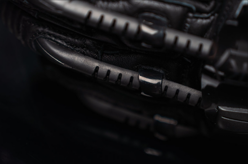 Knox Handroid MK5 men's racing leather gloves in black