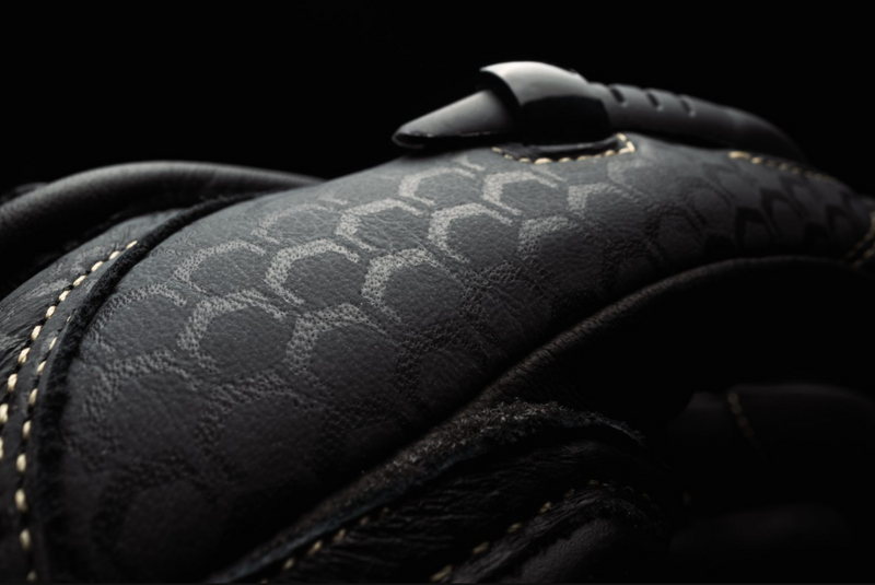 Knox Handroid MK5 men's racing leather gloves in black