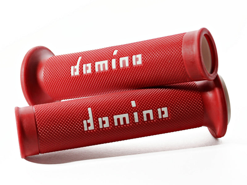 Domino A010 Racing Grips in multiple colour options for 22 mm and 25.4 mm handlebars