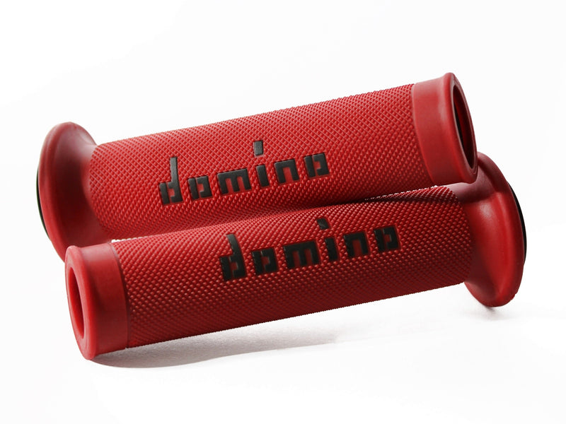 Domino A010 Racing Grips in multiple colour options for 22 mm and 25.4 mm handlebars