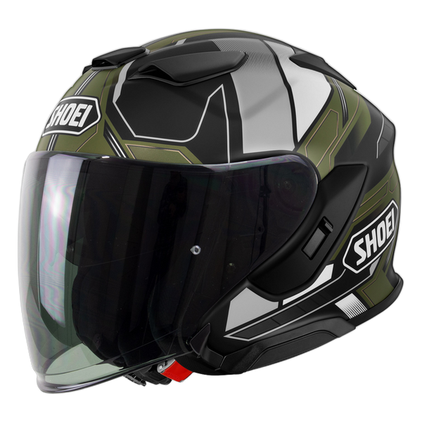 Shoei J-Cruise 3 Whizzy TC-11 – with the optional dark smoke visor