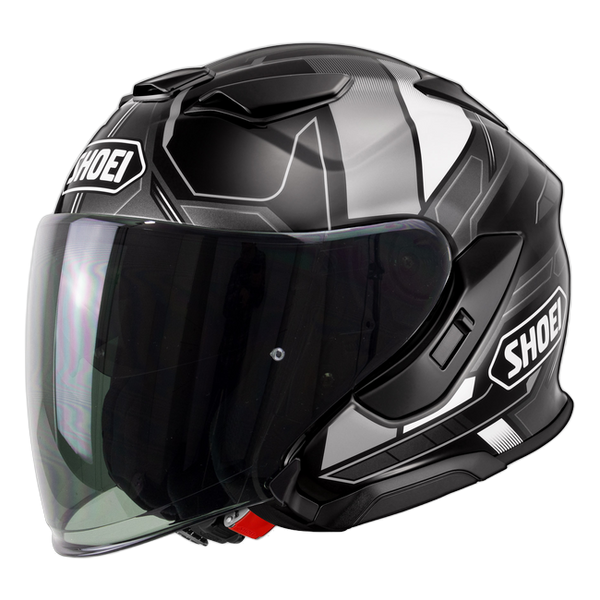Shoei J-Cruise 3 Whizzy TC-5 – with the optional dark smoke visor
