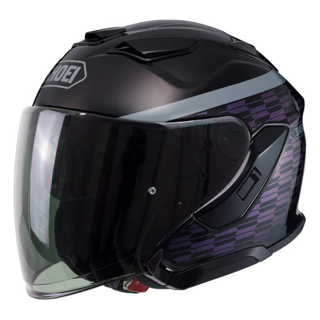 Shoei J-Cruise 3 Acconic TC-2 – with the optional dark smoke visor