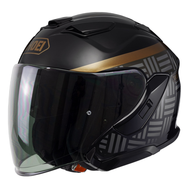 Shoei J-Cruise 3 Acconic TC-9 – with the optional dark smoke visor