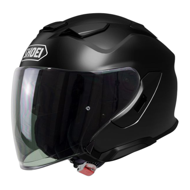 Shoei J-Cruise 3 Black – with the optional dark smoke visor