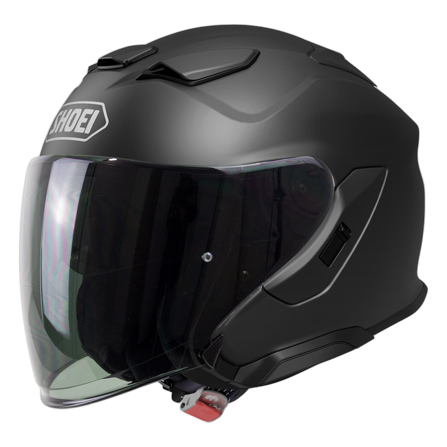 Shoei J-Cruise 3 Matt Black – with the optional dark smoke visor