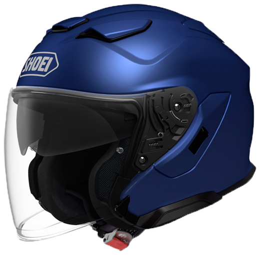 Shoei J-Cruise 3 Matt Blue Metallic – Premium Jet Helmet ECE 22.06