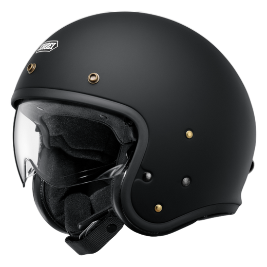 Shoei J•O2 Matt Black – Open-Face Jet Helmet ECE 22.06