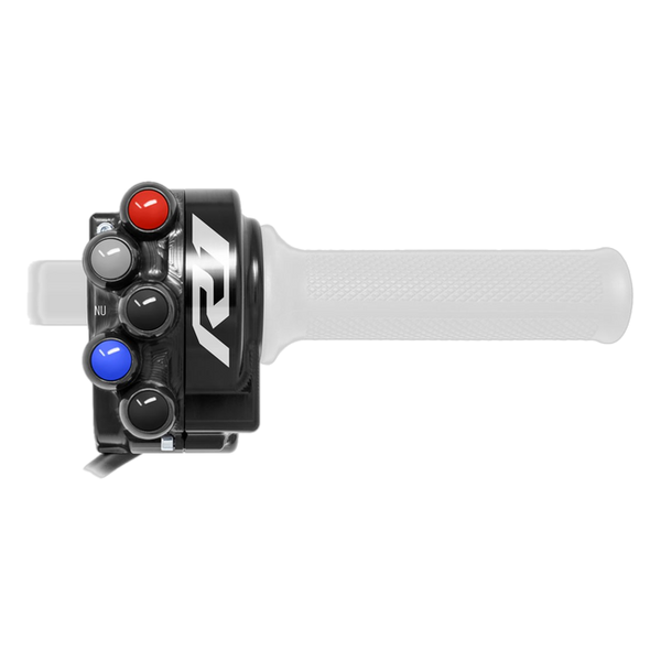 JetPrime JP CO YA033 Yamaha R1 — Throttle Housing with Integrated Handlebar Switch (Black) — view 5