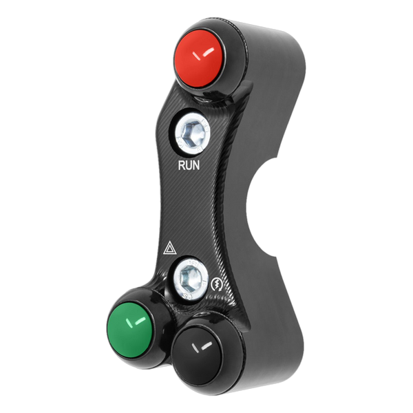 JetPrime JP PLD 062 Triumph Street Triple 765 R — Street Right Handlebar Switch (Black) — view 4