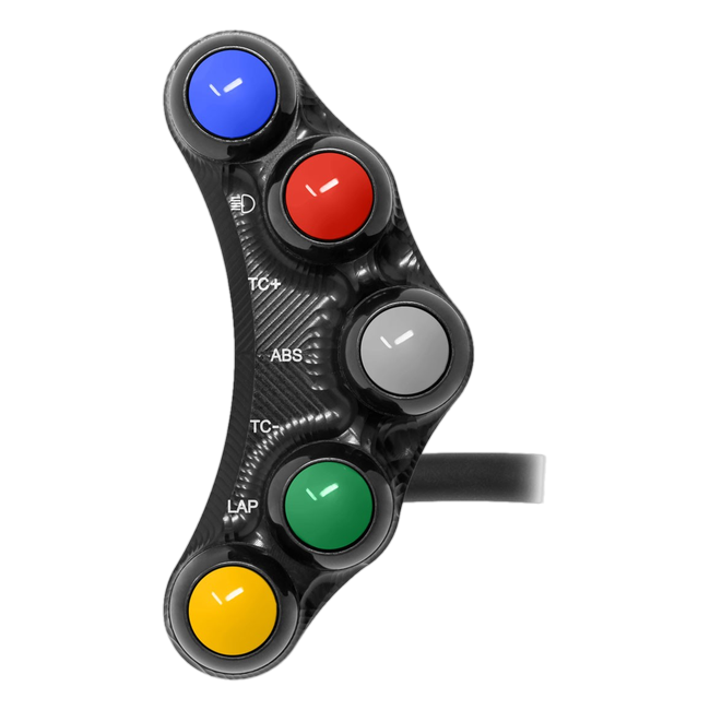 JetPrime JP PLSR 038 BMW M1000RR — Race Left Handlebar Switch (Black) — view 1