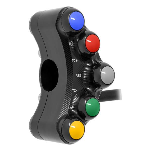 JetPrime JP PLSR 038 BMW S1000RR — Race Left Handlebar Switch (Black) — view 3