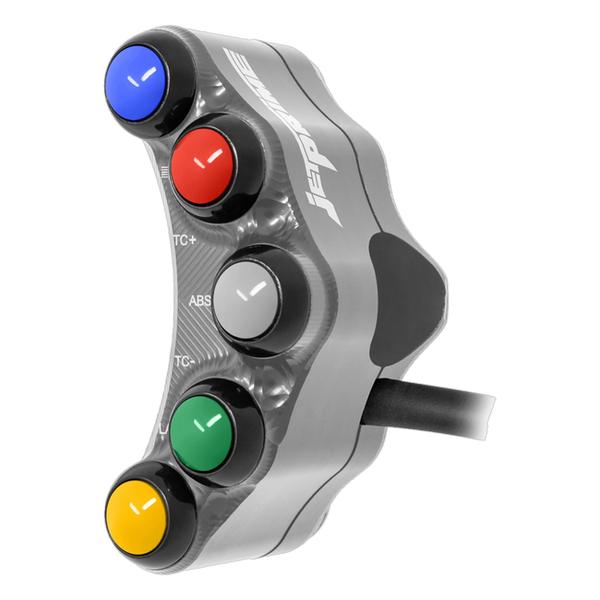 JetPrime JP PLSR 038 BMW M1000RR — Race Left Handlebar Switch (Titanium) — view 11