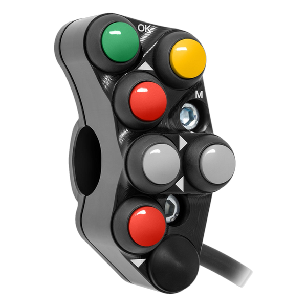 JetPrime JP PLSR 062 Triumph Street Triple 765 R — Race Left Handlebar Switch (Black) — view 3