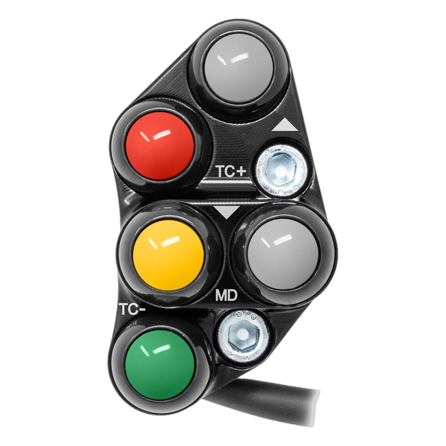 JetPrime JP PSR DU005 Ducati Panigale 899 — Race Left Handlebar Switch (Black) — view 1
