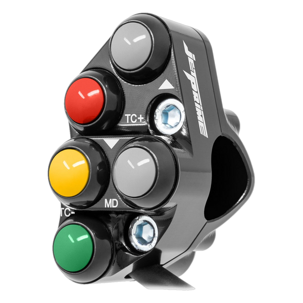 JetPrime JP PSR DU005 Ducati Panigale 899 — Race Left Handlebar Switch (Black) — view 2