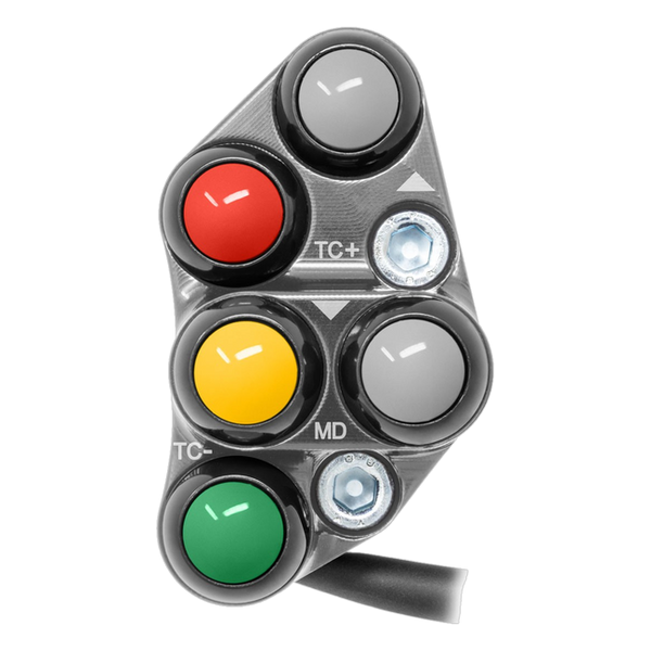 JetPrime JP PSR DU005 Ducati Panigale 1199 — Race Left Handlebar Switch (Titanium) — view 10